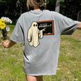 Square Root 67 Ghost Math Teacher 4489 Meme Halloween Women's Comfort Colors T-Shirt Back Print Grey Square Root 67 Ghost Math Teacher 4489 Meme Halloween Women's Comfort Colors T-Shirt Back Print Grey