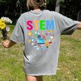 STEM Science Technology Engineering Math Teacher Women's Comfort Colors T-Shirt Back Print Grey STEM Science Technology Engineering Math Teacher Women's Comfort Colors T-Shirt Back Print Grey