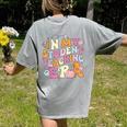 In My Student Teaching Era Back To School Teacher Team Women's Comfort Colors T-Shirt Back Print Grey In My Student Teaching Era Back To School Teacher Team Women's Comfort Colors T-Shirt Back Print Grey