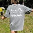 Support Public Education Teacher Red For Ed Indiana Women's Comfort Colors T-Shirt Back Print Grey Support Public Education Teacher Red For Ed Indiana Women's Comfort Colors T-Shirt Back Print Grey