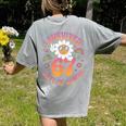 I Survived 67 Days Of School Groovy Retro Teachers Girls Women's Comfort Colors T-Shirt Back Print Grey I Survived 67 Days Of School Groovy Retro Teachers Girls Women's Comfort Colors T-Shirt Back Print Grey