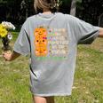 I Teach The Cutest Pumpkins In The Patch Infant Teacher Women's Comfort Colors T-Shirt Back Print Grey I Teach The Cutest Pumpkins In The Patch Infant Teacher Women's Comfort Colors T-Shirt Back Print Grey