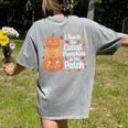 i Teach The Cutest Pumpkins In The Patch Teacher Halloween Women's Comfort Colors T-Shirt Back Print Grey i Teach The Cutest Pumpkins In The Patch Teacher Halloween Women's Comfort Colors T-Shirt Back Print Grey