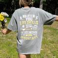 I Teach You Life Skills Home Economics Teacher Women's Comfort Colors T-Shirt Back Print Grey I Teach You Life Skills Home Economics Teacher Women's Comfort Colors T-Shirt Back Print Grey