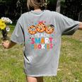 I Teach Smart Cookies Cute Back To School Teacher Women's Comfort Colors T-Shirt Back Print Grey I Teach Smart Cookies Cute Back To School Teacher Women's Comfort Colors T-Shirt Back Print Grey