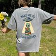 Teacher Alien Books UFO Reading Take Me To Your Reader Women's Comfort Colors T-Shirt Back Print Grey Teacher Alien Books UFO Reading Take Me To Your Reader Women's Comfort Colors T-Shirt Back Print Grey