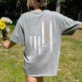 Teacher American Flag Teacher's Day Teaching Women's Comfort Colors T-Shirt Back Print Grey Teacher American Flag Teacher's Day Teaching Women's Comfort Colors T-Shirt Back Print Grey