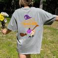This Is My Teacher Costume Halloween Family Matching Group Women's Comfort Colors T-Shirt Back Print Grey