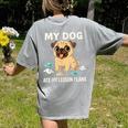 Teacher My Dog Ate My Lesson Plans School Staff Women's Comfort Colors T-Shirt Back Print Grey Teacher My Dog Ate My Lesson Plans School Staff Women's Comfort Colors T-Shirt Back Print Grey