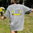 Teacher Power Of Yet Cant Do This Inspirational Women Men Women's Comfort Colors T-Shirt Back Print Grey Teacher Power Of Yet Cant Do This Inspirational Women Men Women's Comfort Colors T-Shirt Back Print Grey