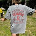 Teacher Who Runs Half Marathon Runner Running Lover Graphic Women's Comfort Colors T-Shirt Back Print Grey Teacher Who Runs Half Marathon Runner Running Lover Graphic Women's Comfort Colors T-Shirt Back Print Grey