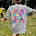 Teacher Of The Visually Impaired Blindness Awareness Women's Comfort Colors T-Shirt Back Print Grey