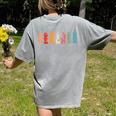 Teacher Word In Sign Language Awareness ASL Back To School Women's Comfort Colors T-Shirt Back Print Grey Teacher Word In Sign Language Awareness ASL Back To School Women's Comfort Colors T-Shirt Back Print Grey