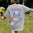 Teachers Are Just Superheroes In Disguise Back To School Women's Comfort Colors T-Shirt Back Print Grey Teachers Are Just Superheroes In Disguise Back To School Women's Comfort Colors T-Shirt Back Print Grey