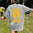 Teachers Love Brains Shirt Men Women Halloween Teacher Women's Comfort Colors T-Shirt Back Print Grey