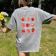 Teaching Is My Jam Strawberry Kinder Team Teacher Women's Comfort Colors T-Shirt Back Print Grey Teaching Is My Jam Strawberry Kinder Team Teacher Women's Comfort Colors T-Shirt Back Print Grey