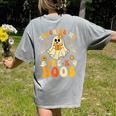 Teaching My Pre-K Boos Crew Teachers Halloween Ghost Women's Comfort Colors T-Shirt Back Print Grey Teaching My Pre-K Boos Crew Teachers Halloween Ghost Women's Comfort Colors T-Shirt Back Print Grey