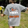 Team 5th Grade Boo Crew Halloween Teacher Student Costume Women's Comfort Colors T-Shirt Back Print Grey