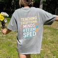 Team Sped Sped Teacher Special Education Teacher Team Women's Comfort Colors T-Shirt Back Print Grey Team Sped Sped Teacher Special Education Teacher Team Women's Comfort Colors T-Shirt Back Print Grey