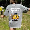 Test Day Teacher Shirt Motivational Testing Day Taco Testing Women's Comfort Colors T-Shirt Back Print Grey Test Day Teacher Shirt Motivational Testing Day Taco Testing Women's Comfort Colors T-Shirt Back Print Grey