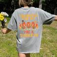 Thankful For My Pre K Turkeys Teacher Thanksgiving Men Women Women's Comfort Colors T-Shirt Back Print Grey Thankful For My Pre K Turkeys Teacher Thanksgiving Men Women Women's Comfort Colors T-Shirt Back Print Grey