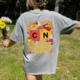 Thanksgiving 67 Meme Science Teacher Periodic Table Women Women's Comfort Colors T-Shirt Back Print Grey