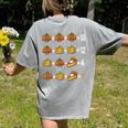 Thanksgiving Order Of Operations Thanksgiving Math Teacher Women's Comfort Colors T-Shirt Back Print Grey