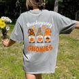 Thanksgiving Shirts For Women With My Gnomies Teachers Gnome Women's Comfort Colors T-Shirt Back Print Grey Thanksgiving Shirts For Women With My Gnomies Teachers Gnome Women's Comfort Colors T-Shirt Back Print Grey