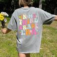 In My Third Grade Era 3rd Grade Era Teacher Back To School Women's Comfort Colors T-Shirt Back Print Grey