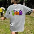 TOD Itinerant Teacher Of The Deaf Halloween ASL Interpreters Women's Comfort Colors T-Shirt Back Print Grey TOD Itinerant Teacher Of The Deaf Halloween ASL Interpreters Women's Comfort Colors T-Shirt Back Print Grey