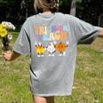 Trick Or Teach Cute Halloween Teacher Women's Comfort Colors T-Shirt Back Print Grey Trick Or Teach Cute Halloween Teacher Women's Comfort Colors T-Shirt Back Print Grey