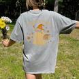 Trick Or Teach Halloween Teacher Women's Comfort Colors T-Shirt Back Print Grey Trick Or Teach Halloween Teacher Women's Comfort Colors T-Shirt Back Print Grey