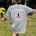 Never Underestimate Teachers Who Runs For Fun Women's Comfort Colors T-Shirt Back Print Grey Never Underestimate Teachers Who Runs For Fun Women's Comfort Colors T-Shirt Back Print Grey
