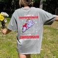 I Want A Hippopotenuse For Christmath Math Teacher Christmas Women's Comfort Colors T-Shirt Back Print Grey I Want A Hippopotenuse For Christmath Math Teacher Christmas Women's Comfort Colors T-Shirt Back Print Grey