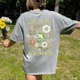 Weird Teachers Build Character Frog Reading Book Librarian Women's Comfort Colors T-Shirt Back Print Grey Weird Teachers Build Character Frog Reading Book Librarian Women's Comfort Colors T-Shirt Back Print Grey