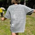 Wellness Wednesday Nurse Counselor Teacher Quotes Women's Comfort Colors T-Shirt Back Print Grey Wellness Wednesday Nurse Counselor Teacher Quotes Women's Comfort Colors T-Shirt Back Print Grey