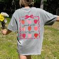 Women Second Grade Is My Jam Strawberry First Kids Teacher Women's Comfort Colors T-Shirt Back Print Grey Women Second Grade Is My Jam Strawberry First Kids Teacher Women's Comfort Colors T-Shirt Back Print Grey