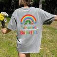 The Wonder Of Teaching Is Watching Caterpillars Teacher Women's Comfort Colors T-Shirt Back Print Grey The Wonder Of Teaching Is Watching Caterpillars Teacher Women's Comfort Colors T-Shirt Back Print Grey