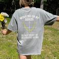 Working On My Quads Algebra Math Gym Teacher Women's Comfort Colors T-Shirt Back Print Grey Working On My Quads Algebra Math Gym Teacher Women's Comfort Colors T-Shirt Back Print Grey