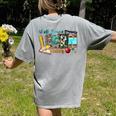 Y'All Gonna LEARN Today Back To School Teacher Appreciation Women's Comfort Colors T-Shirt Back Print Grey Y'All Gonna LEARN Today Back To School Teacher Appreciation Women's Comfort Colors T-Shirt Back Print Grey