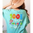 100 Days Of Living That 2nd Grade Life Boy Girl Teacher Women's Comfort Colors T-Shirt Back Print Chalky Mint 100 Days Of Living That 2nd Grade Life Boy Girl Teacher Women's Comfort Colors T-Shirt Back Print Chalky Mint