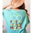 100 Days Of Mischief Managed Teacher Kid 100th Day Of School Women's Comfort Colors T-Shirt Back Print Chalky Mint 100 Days Of Mischief Managed Teacher Kid 100th Day Of School Women's Comfort Colors T-Shirt Back Print Chalky Mint