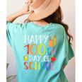100 Days Of School Teacher And Student Women's Comfort Colors T-Shirt Back Print Chalky Mint 100 Days Of School Teacher And Student Women's Comfort Colors T-Shirt Back Print Chalky Mint