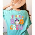 1st Grade Boo Crew Spooky First Grade Halloween Teacher Women's Comfort Colors T-Shirt Back Print Chalky Mint