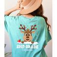 2nd Grade Teacher Christmas Second Grade Squad Reindeer Xmas For Men Women Kids Women's Comfort Colors T-Shirt Back Print Chalky Mint 2nd Grade Teacher Christmas Second Grade Squad Reindeer Xmas For Men Women Kids Women's Comfort Colors T-Shirt Back Print Chalky Mint