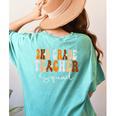 2nd Grade Teacher Squad Cute Women Groovy Fall Autumn Lovers Women's Comfort Colors T-Shirt Back Print Chalky Mint 2nd Grade Teacher Squad Cute Women Groovy Fall Autumn Lovers Women's Comfort Colors T-Shirt Back Print Chalky Mint