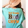 3rd Grade Boo Crew Halloween Teachers Students Costume Women's Comfort Colors T-Shirt Back Print Chalky Mint 3rd Grade Boo Crew Halloween Teachers Students Costume Women's Comfort Colors T-Shirt Back Print Chalky Mint
