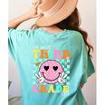 In My 3rd Grade Era Back To School Smile Face Teacher Kid Women's Comfort Colors T-Shirt Back Print Chalky Mint