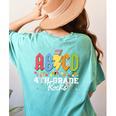 4th Grade Rocks ABCD Back To School Rock Teachers Women's Comfort Colors T-Shirt Back Print Chalky Mint 4th Grade Rocks ABCD Back To School Rock Teachers Women's Comfort Colors T-Shirt Back Print Chalky Mint