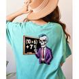 67 Math Teacher Meme Brainrot Six Seven Halloween Equation Women's Comfort Colors T-Shirt Back Print Chalky Mint 67 Math Teacher Meme Brainrot Six Seven Halloween Equation Women's Comfort Colors T-Shirt Back Print Chalky Mint